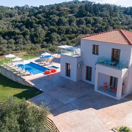 Etesians Heated Pool & Jacuzzi Βίλα Επισκοπή Χανίων